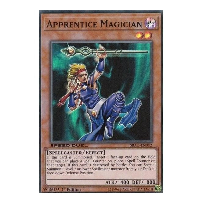 Apprentice Card Yu-Gi-Oh! Card SBAD-EN002 Apprentice Magician (Super Rare) | Chaos Cards