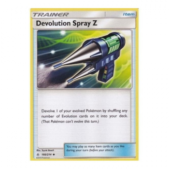 Devolution Spray Z : SUN AND MOON - UNBROKEN BONDS 166/234 - Pokemon Single Card