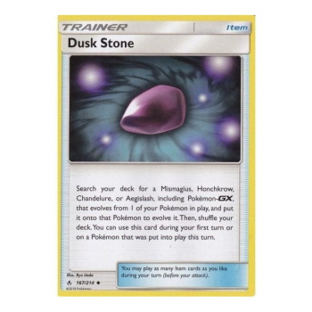 Dusk Stone : SUN AND MOON - UNBROKEN BONDS 167/234 - Pokemon Single Card