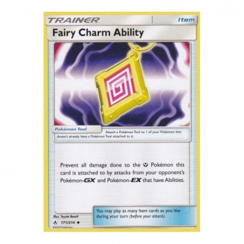 Fairy Charm Ability : SUN AND MOON - UNBROKEN BONDS 171/234 - Pokemon Single Card