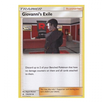 Giovanni's Exile : SUN AND MOON - UNBROKEN BONDS 174/234 - Pokemon Single Card