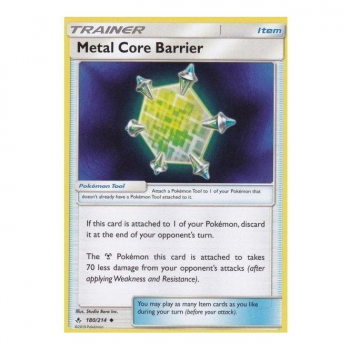 Metal Core Barrier : SUN AND MOON - UNBROKEN BONDS 180/234 - Pokemon Single Card