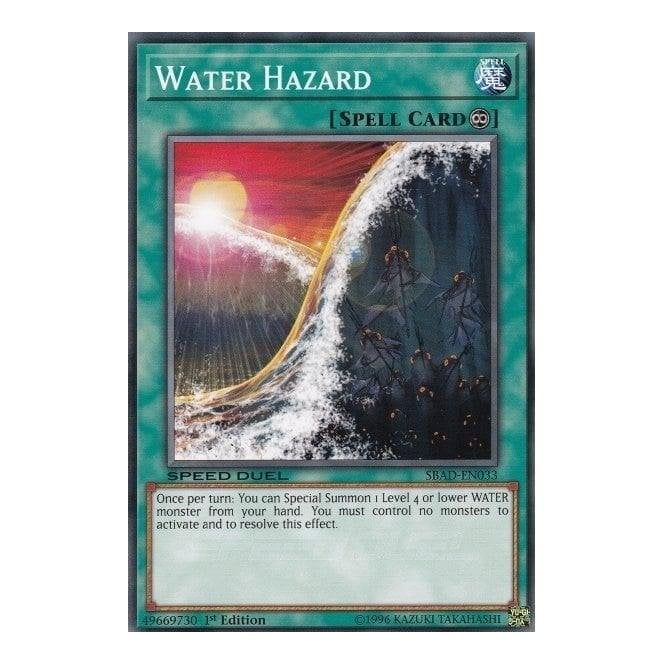 Yu-Gi-Oh! Card SBAD-EN033 Water Hazard (Common) | Chaos Cards Yu-Gi-Oh! Card SBAD-EN033 Water Hazard (Common) | Chaos Cards