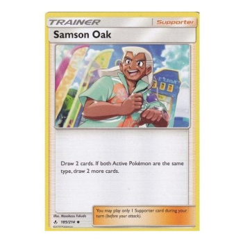 Samson Oak : SUN AND MOON - UNBROKEN BONDS 185/234 - Pokemon Single Card