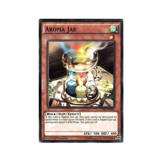 Yu-Gi-Oh! Card CORE-EN038 Aroma Jar (Common) | Chaos Cards Yu-Gi-Oh! Card CORE-EN038 Aroma Jar (Common) | Chaos Cards