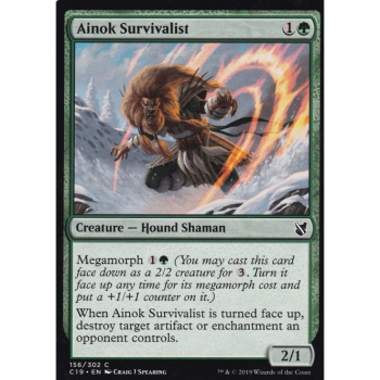Ainok Survivalist : COMMANDER 2019 156/302 - Magic the Gathering Single Card