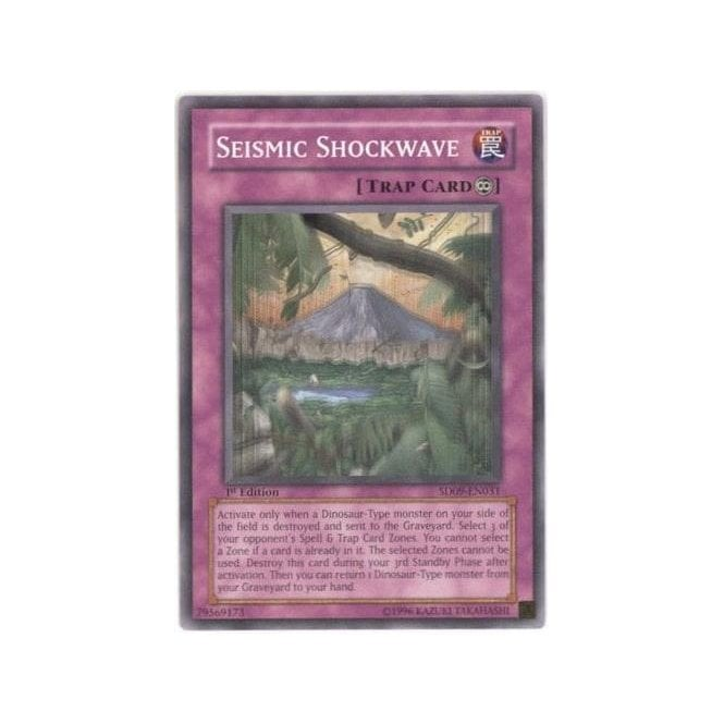 Yu-Gi-Oh! Card SD09-EN031 Seismic Shockwave (Common) | Chaos Cards