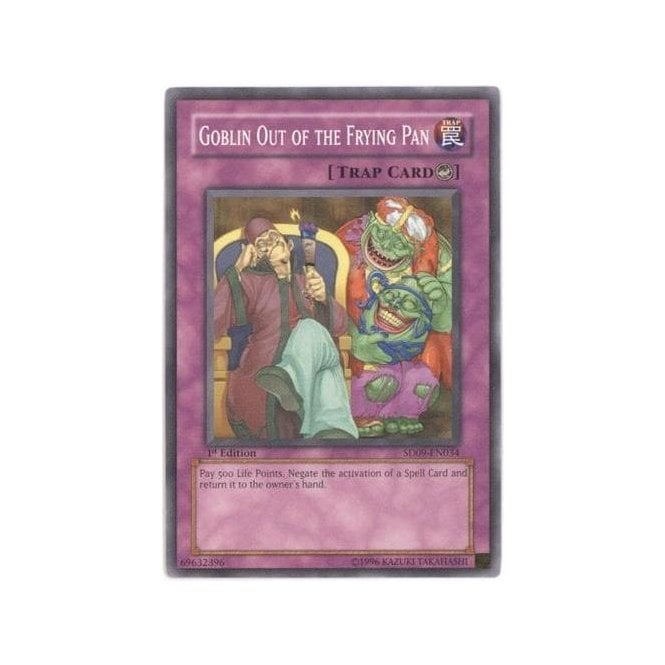 Yu-Gi-Oh! Card SD09-EN034 Goblin Out of the Frying Pan (Common) | Chaos Cards Yu-Gi-Oh! Card SD09-EN034 Goblin Out of the Frying Pan (Common) | Chaos Cards