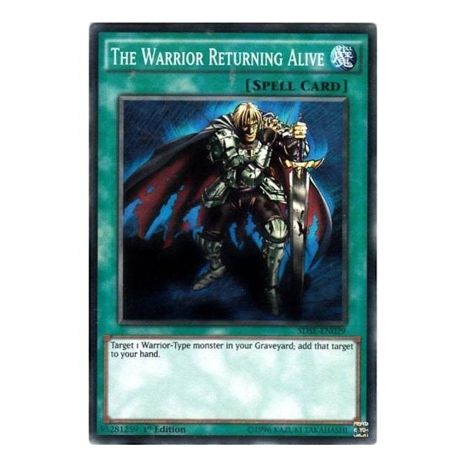 Yu-Gi-Oh! Card SDSE-EN029 The Warrior Returning Alive (Common) | Chaos Cards Yu-Gi-Oh! Card SDSE-EN029 The Warrior Returning Alive (Common) | Chaos Cards