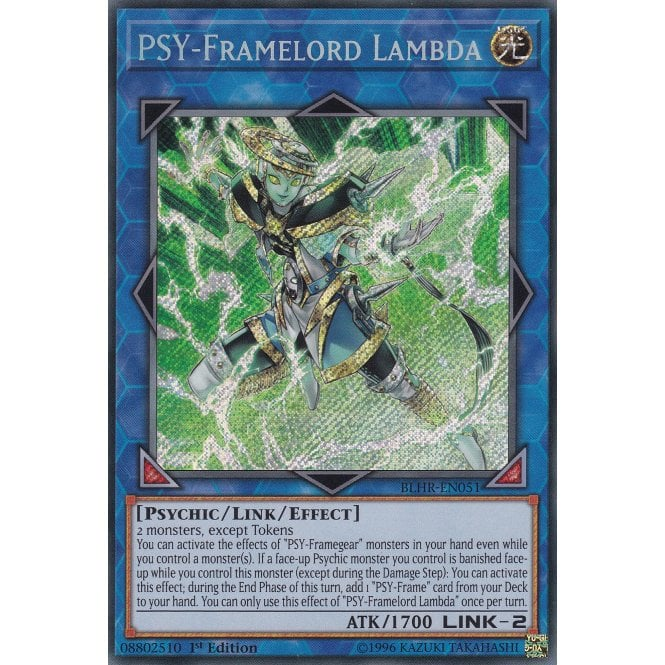 YuGiOh! Card BLHREN051 PSYFramelord Lambda (Ultra Rare) Chaos Cards