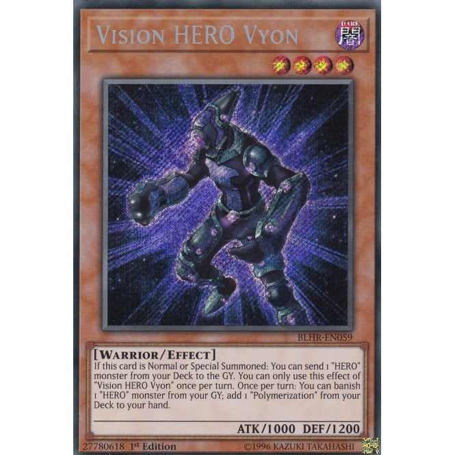 top tcg yugioh decks Amazon.com: Vision Hero Adoration - BLC1-EN069 - Common main image 0