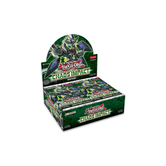 Yu-Gi-Oh! Sealed Booster BOX (24 packs) - Chaos Impact (1st Edition) | Chaos Cards Yu-Gi-Oh! Sealed Booster BOX (24 packs) - Chaos Impact (1st Edition) | Chaos Cards
