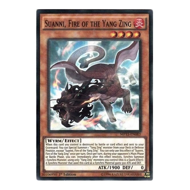 TBGP] Thẻ Yugioh Chính Hãng Suanni, Fire Of The Yang Zing - DUEA-EN028