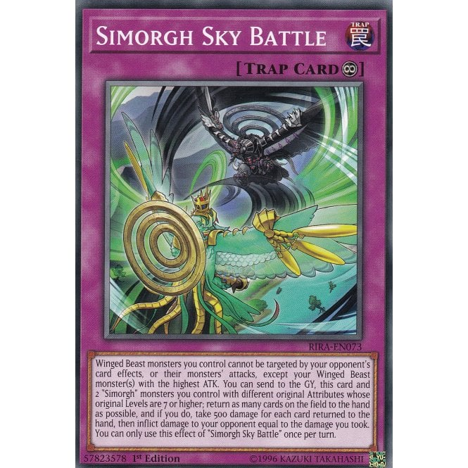 Yu-Gi-Oh! Card RIRA-EN073 Simorgh Sky Battle (Common) | Chaos Cards Yu-Gi-Oh! Card RIRA-EN073 Simorgh Sky Battle (Common) | Chaos Cards