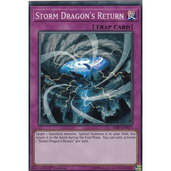 Yu-Gi-Oh! Card RIRA-EN077 Storm Dragon's Return (Super Rare) | Chaos Cards Yu-Gi-Oh! Card RIRA-EN077 Storm Dragon's Return (Super Rare) | Chaos Cards