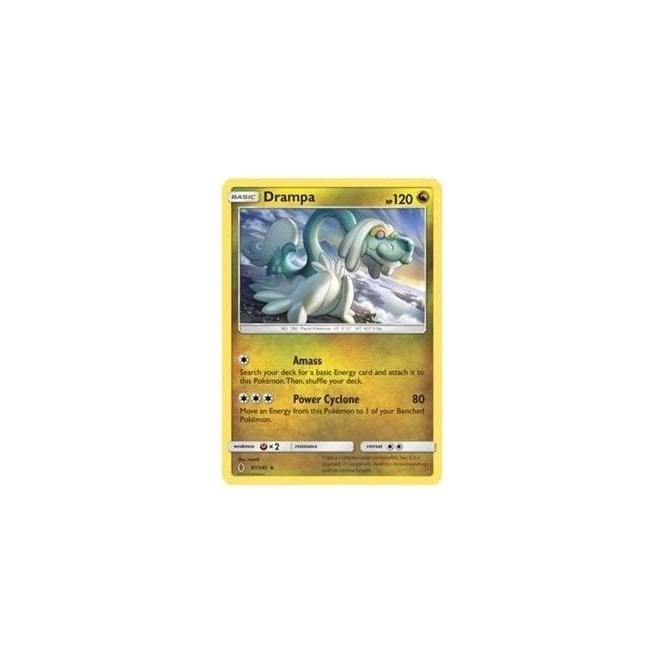 Pokemon Single Card SM - SUN & MOON : GUARDIANS RISING - 097/145 : Drampa | Chaos Cards Pokemon Single Card SM - SUN & MOON : GUARDIANS RISING - 097/145 : Drampa | Chaos Cards