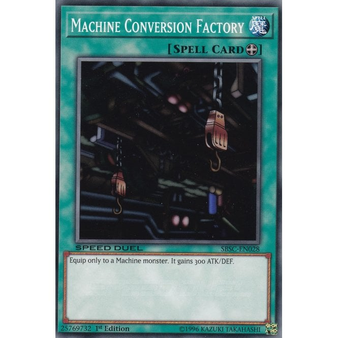 Yu-Gi-Oh! Card SBSC-EN028 Machine Conversion Factory (Common) | Chaos Cards