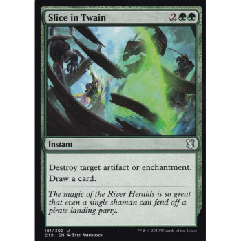 Slice in Twain : COMMANDER 2019 181/302 - Magic the Gathering Single Card
