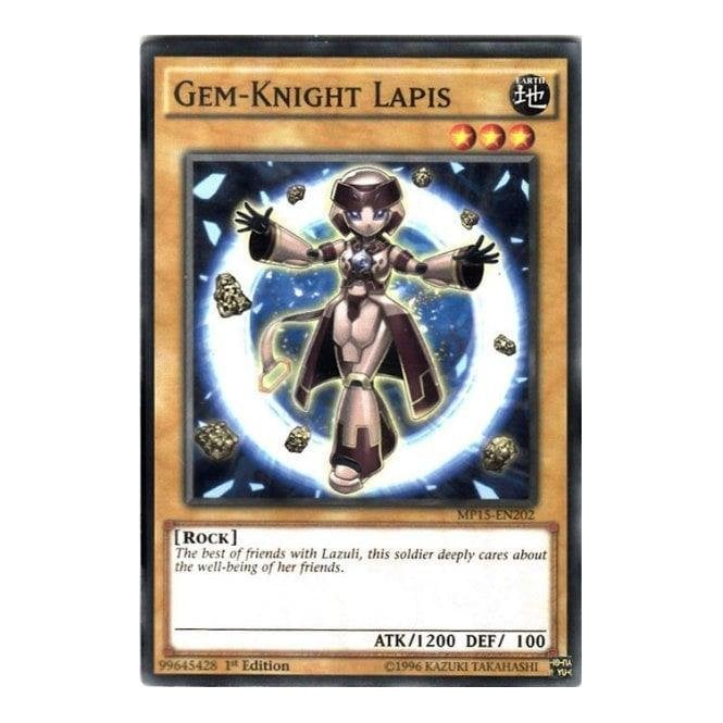 Yu-Gi-Oh! Card MP15-EN202 Gem-Knight Lapis (Common) | Chaos Cards Yu-Gi-Oh! Card MP15-EN202 Gem-Knight Lapis (Common) | Chaos Cards