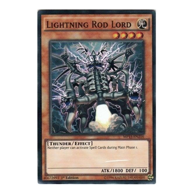 Yu-Gi-Oh! Card MP15-EN216 Lightning Rod Lord (Super Rare) | Chaos Cards