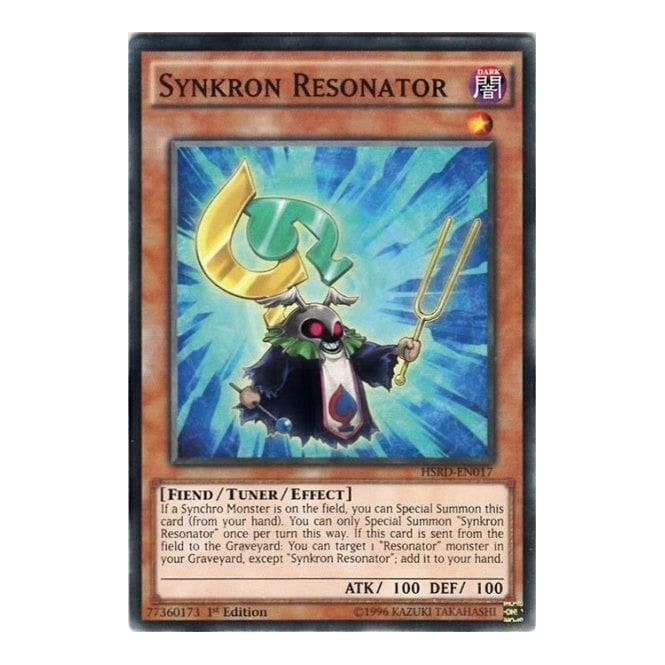 YuGiOh! Card HSRDEN017 Synkron Resonator Chaos Cards