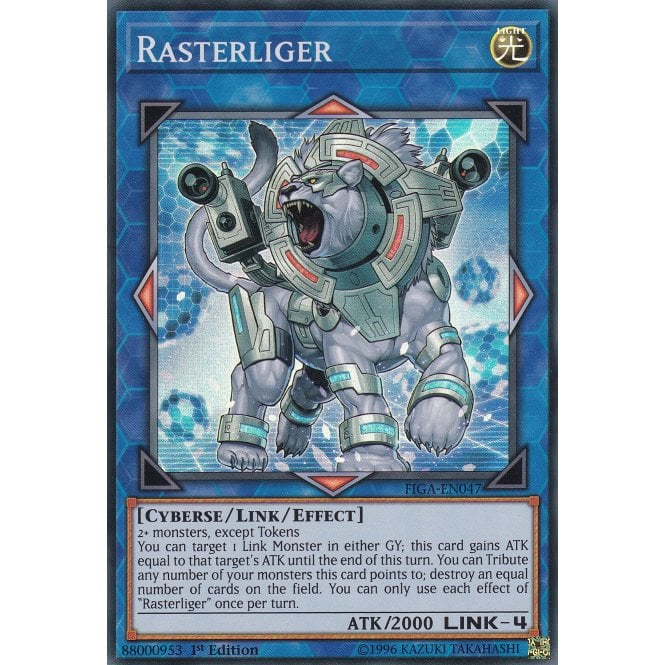 Yu Gi Oh Card Figa En047 Rasterliger Super Rare Chaos Cards