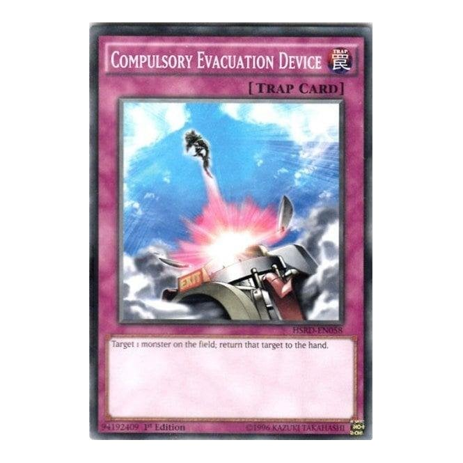 Yu-Gi-Oh! Card HSRD-EN058 Compulsory Evacuation Device (Common) | Chaos ...