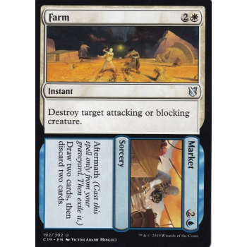 Farm // Market : COMMANDER 2019 192/302 - Magic the Gathering Single Card