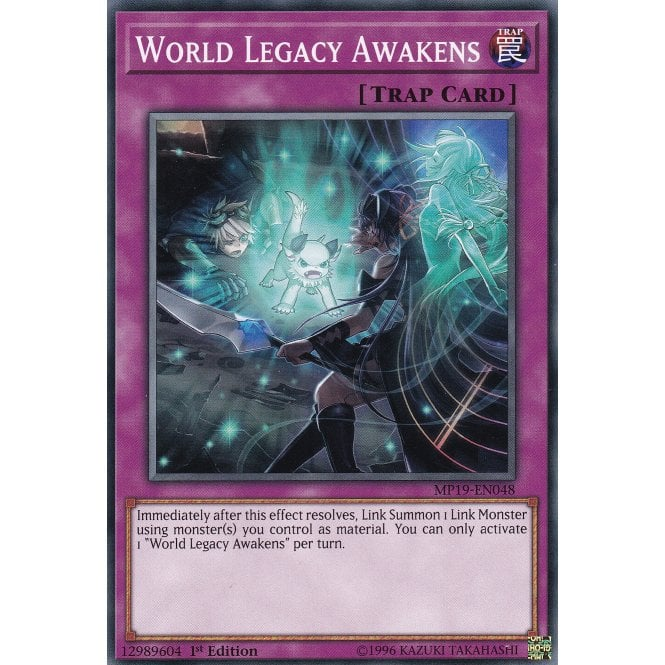 Yu-Gi-Oh! Card MP19-EN048 World Legacy Awakens (Common) | Chaos Cards Yu-Gi-Oh! Card MP19-EN048 World Legacy Awakens (Common) | Chaos Cards