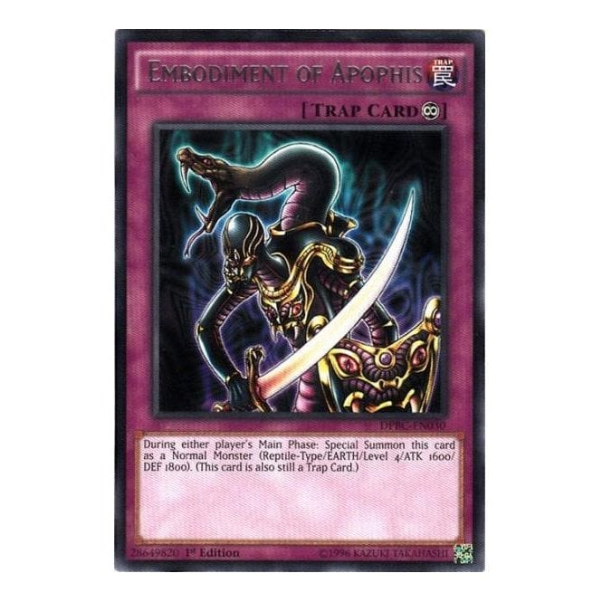 Yu-Gi-Oh! Carta Embodiment Of Apophis (DT06-EN097) – Trappola Continua, Comune, Duel Terminal 6B, Edizione Illimitata