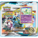 Pokemon 3 Pack Blister : Celebi - Sun and Moon Cosmic Eclipse