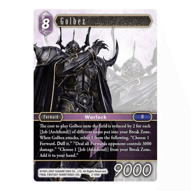 Final Fantasy TCG - Single Card Opus 2 #109 : Golbez | Chaos Cards Final Fantasy TCG - Single Card Opus 2 #109 : Golbez | Chaos Cards