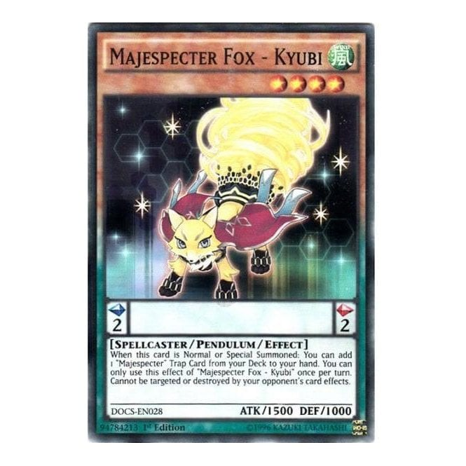 Yu-Gi-Oh! Card DOCS-EN028 Majespecter Fox - Kyubi (Common) | Chaos Cards Yu-Gi-Oh! Card DOCS-EN028 Majespecter Fox - Kyubi (Common) | Chaos Cards