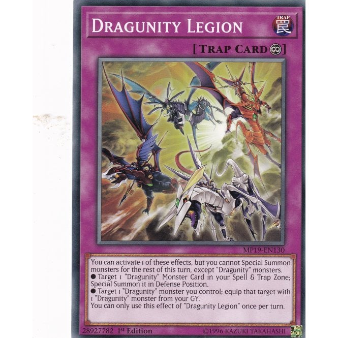 Yu-Gi-Oh! Dragunity Couse - MP19-EN088 Common 1st Edition - 2019 Gold Sarcophagus Tin Mega Pack Card