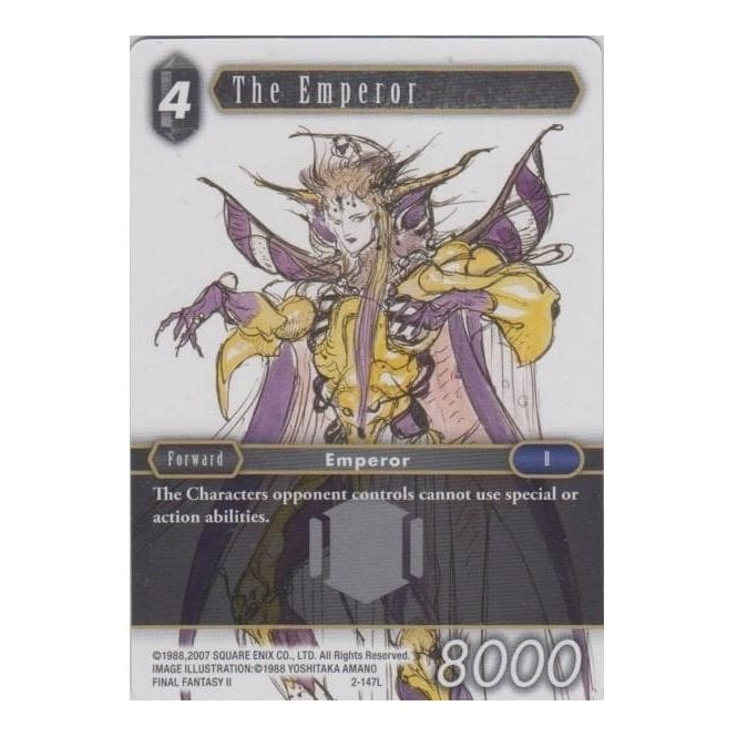 Final Fantasy TCG - Single Card Opus 2 #147f : The Emperor (FOIL) | Chaos Cards Final Fantasy TCG - Single Card Opus 2 #147f : The Emperor (FOIL) | Chaos Cards