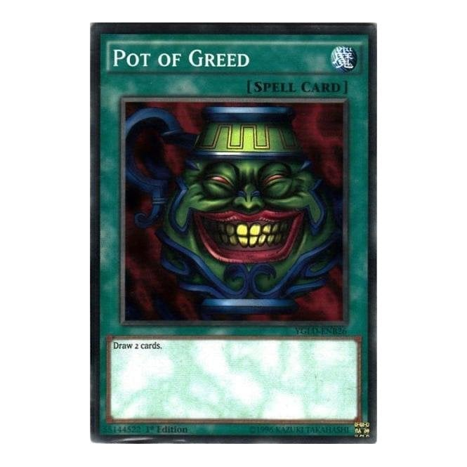 YuGiOh! Card YGLDENB26 Pot of Greed Chaos Cards