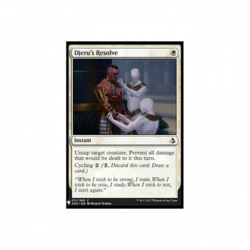Djeru's Resolve : MYSTERY BOOSTER 078 - Magic the Gathering Single Card