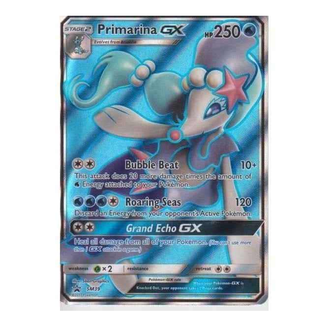 Pokemon Single Promotional Card - Primarina GX SM039 | Chaos Cards