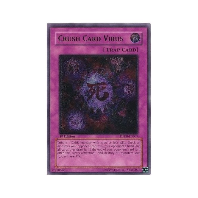 Yu-Gi-Oh! Card DPKB-EN039 Crush Card Virus (Ultimate Rare) | Chaos Cards Yu-Gi-Oh! Card DPKB-EN039 Crush Card Virus (Ultimate Rare) | Chaos Cards