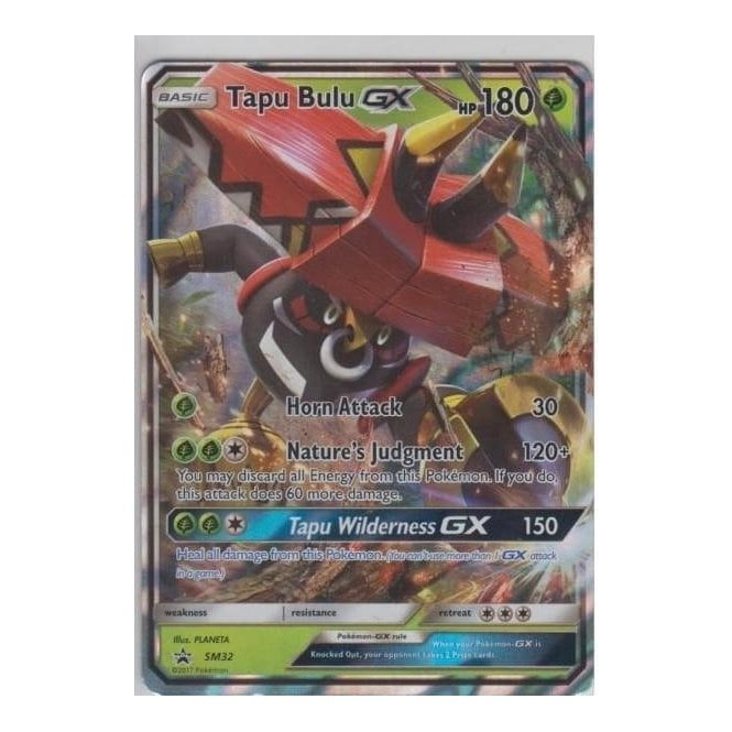 Pokemon Single Promotional Card - Tapu Bulu GX SM32 | Chaos Cards