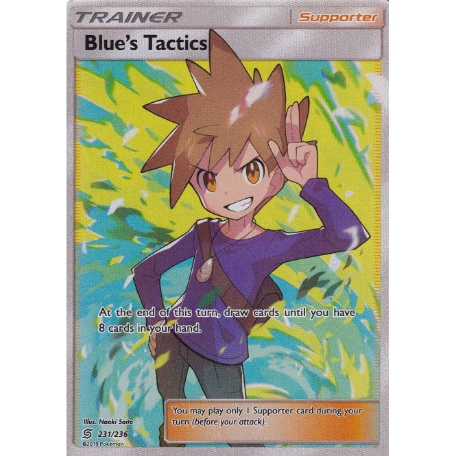 Pokemon Single Card Sun and Moon Unified Minds 231/236 Blue's