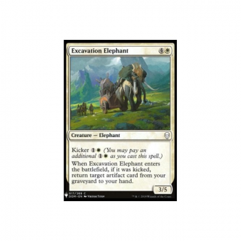 Excavation Elephant : MYSTERY BOOSTER 095 - Magic the Gathering Single Card