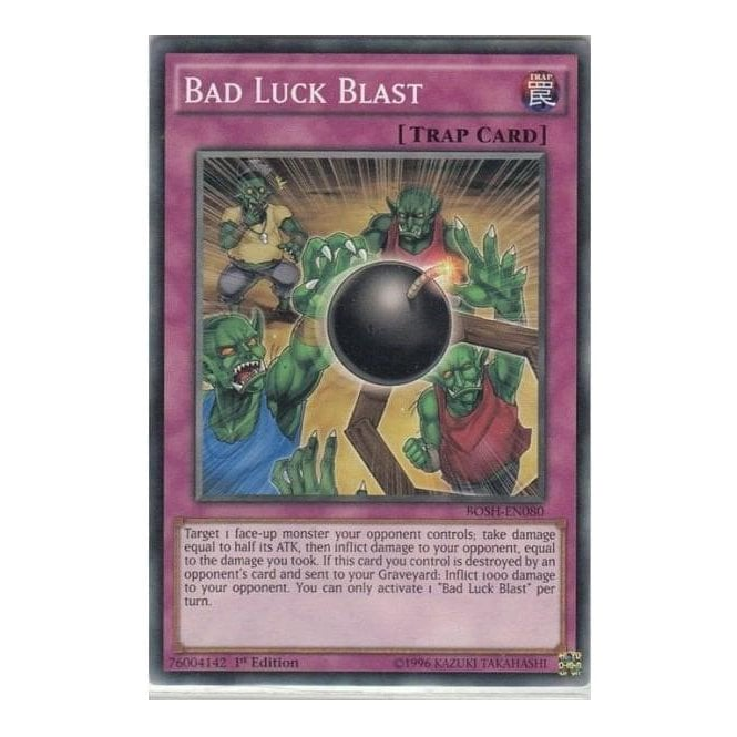yugioh luck cards Yu-Gi-Oh!! - Bad Blast (MP16-EN232) - Mega Pack 2016 - 1st Edition trading and collectible card game (TCG/CCG) A Luck based card that