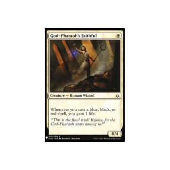 God-Pharaoh's Faithful : MYSTERY BOOSTER 123 - Magic the Gathering Single Card