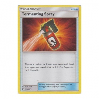 Tormenting Spray : SUN AND MOON - BURNING SHADOWS 125/147 - Pokemon Single Card