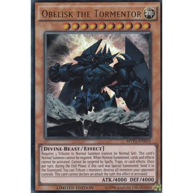 yugioh obelisk card the TormentorG4-02 KONAMI MisterVerse Yu Yu-Gi-Oh! Single Card MVP1-ENSV05 Obelisk