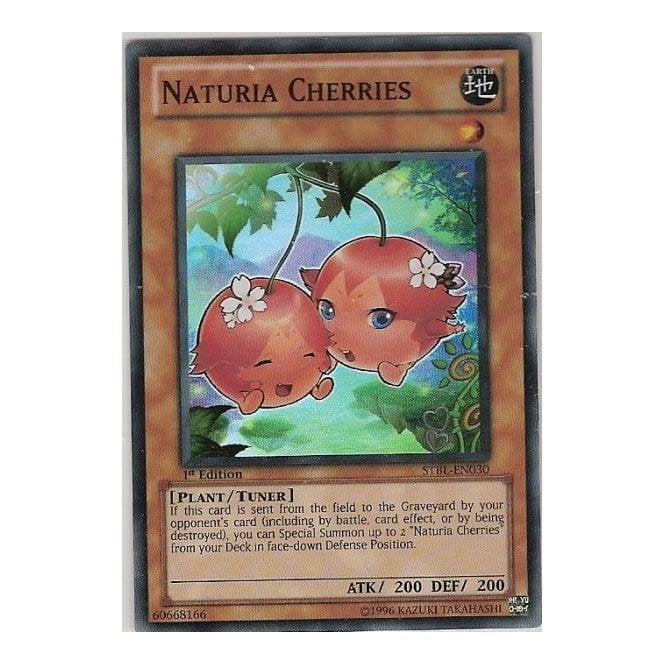 YuGiOh! Card STBLEN030 Naturia Cherries (Super Rare) Chaos Cards