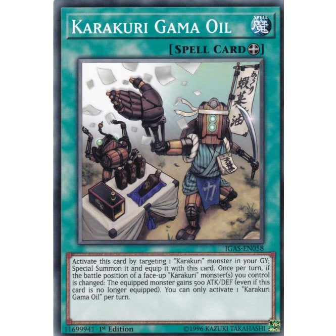 oil yugioh card Trading Game Invasion of Chaos Single Card Common Spirit of the Pot of Greed IOC-009 Oilman - Yugipedia