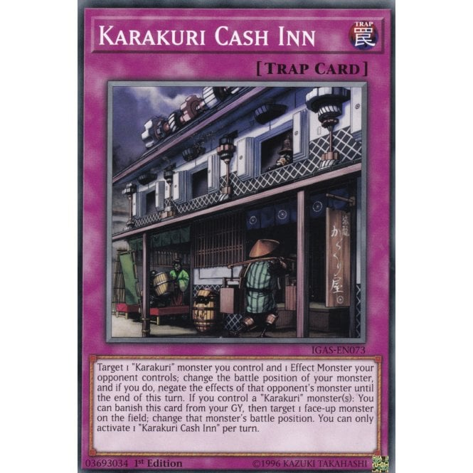 Yu-Gi-Oh! Single Card IGAS-EN073 Karakuri Cash Inn (Common) | Chaos Cards Yu-Gi-Oh! Single Card IGAS-EN073 Karakuri Cash Inn (Common) | Chaos Cards
