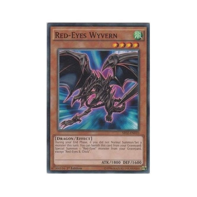 YuGiOh! Card SR02EN010 RedEyes Wyvern Chaos Cards